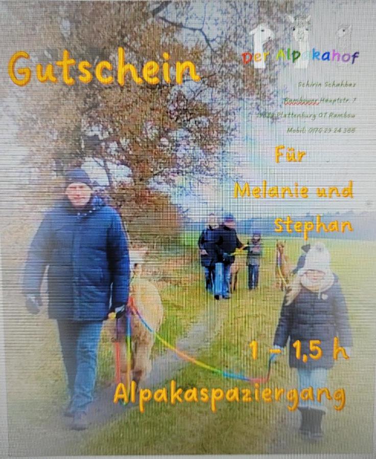 Apartmán Maerchenhaft Urlauben Auf Dem Alpakahof Rambow Exteriér fotografie